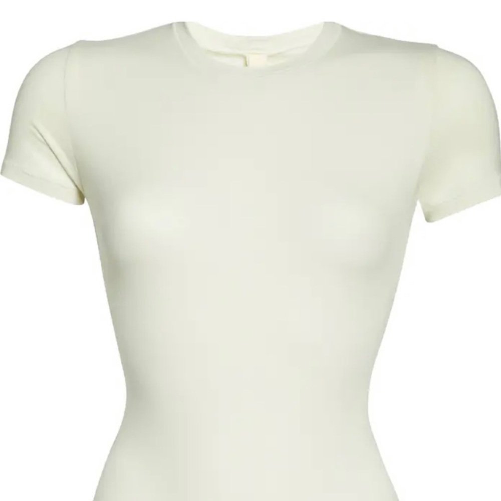 SKIMS Stretch Cotton Jersey T-Shirt Bodysuit NWOT